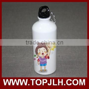 Blank white aluminium sports water bottle wholesale customized water bottle