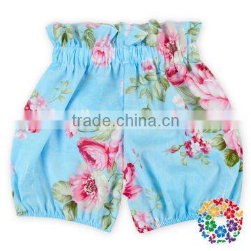 Boutique Toddler Baby Kids Summer Bubble Floral Elastic High Waist Vintage Short Pants photo-6