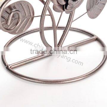 Rose Metal Jewelry Display Neck Stands 2 Layers Jewelry Stand photo-4