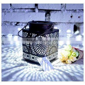 2016 square metal candle holder tealight holder small lantern