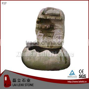 Outdoor Garden Granite Stone Wall Fountain