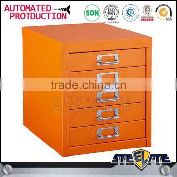 Customized Colorful Small Part Steel Drawer Cabinet Five Drawer Steel File Cabinet on Table photo-6
