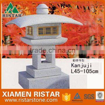 Japanese style garden granite stone lanterns