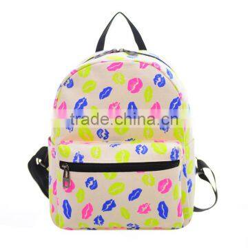 New 2017 Printing Bagpack Kids Canvas Animal Backpacks Girl Cartoon Bag Cute Kids School Bags photo-2
