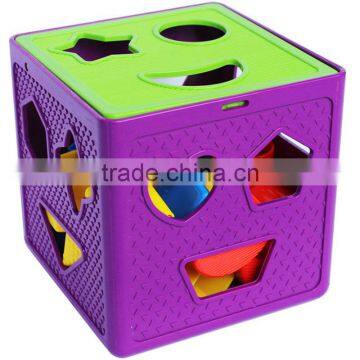 Promotional Kids Plastic Educational Blocks Combined Paired Blocks for Preschool photo-2
