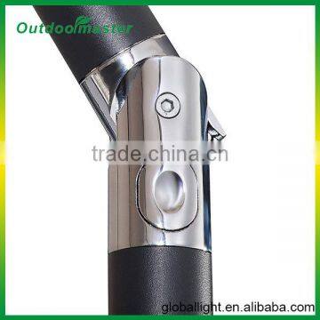 10FT Patio Beige Steel Tilt Market LED Solar Umbrella With Crank photo-3