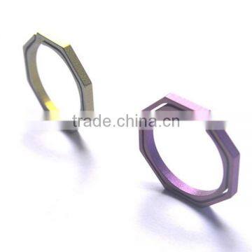 TK-2307 30MM Titanium Alloy TC4 Octagon Key Chain Key Ring photo-2