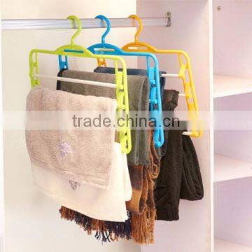 New Lot 100 Black Tubular Slotted Plastic Clothing Clothes Shirt Closet Hangers photo-3