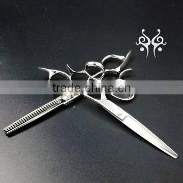 Reversed Blade Hair Scissors Made Of Japanese Cobalt Steel Barber Scissors photo-4
