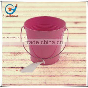 house plans metal round pink candle bucket