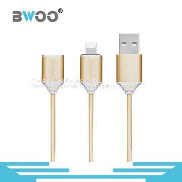 3 in 1 Magnetic Usb Cable With Lightning Micro Type-c Connector photo-4