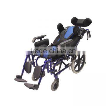 2015 New Product Used Pediatric Children Manual Cerebral Palsy Reclining Aluminum Wheelchair Wheelchairs photo-4
