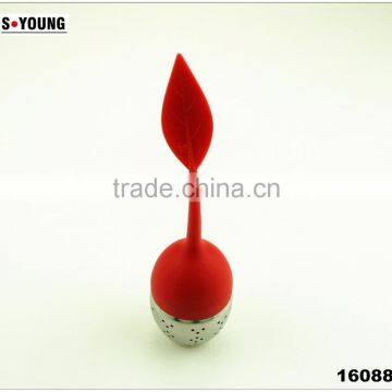 16088 Leaf shape Silicone Tea Infuser, Silicone Tea Strainer
