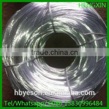 iron price per kg galvanzied iron wire/china supplier BWG21 electro galvanized iron wire