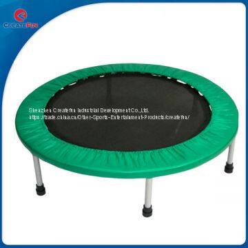 CreateFun 40inch Kids Indoor Bungee Fitness Mini Trampoline Adjustable Legs Without Safety Net for Sale photo-3