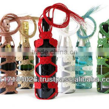 Durable and High quality mizuhiki wine bottle with Functional made in Japan for Carry