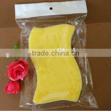 kitchen innovative products S Shape Colored Pattern Kitchen Scrub Sponge Pad