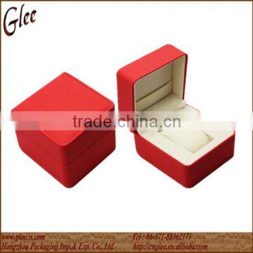 Red Leather women/ ladies watch storage Box