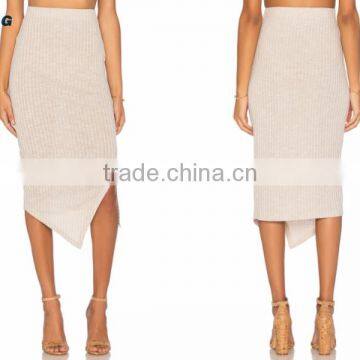 2016 new design Woman Girl Sexy Lady latest skirts, new fashion unique Asymmetric hem long skirt