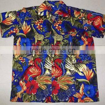 Jungle Print Hawaiian Shirts