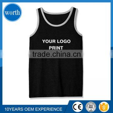 2017 Summer Clothing Fashion Tank Top Gym Style Sleeveless T Shirt for Men