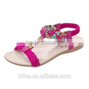 HFR-YS27 2015 Summer New Bohemian Sandals Flat T-strap Sandals for Women photo-6