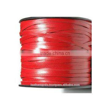 Genuine Flat Leather Cord photo-4