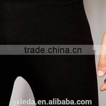 Men Black Soft Loungewear Fitness Wear Leggings OEM Custom Factory in China photo-3