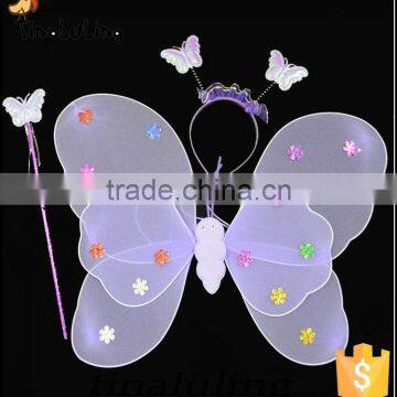 new products in 2016 for party decorations wholesale fairy wings girls wings sets