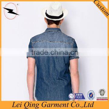 Mens Clothing Quality Denim Shirt for Men photo-3