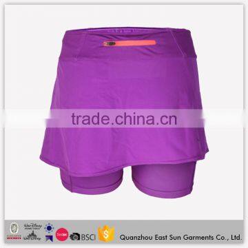 High Quality Dry Fit Wholesale Fashionable Sportwear Women Sexy Yoga Skirts Sport Running Shorts photo-5