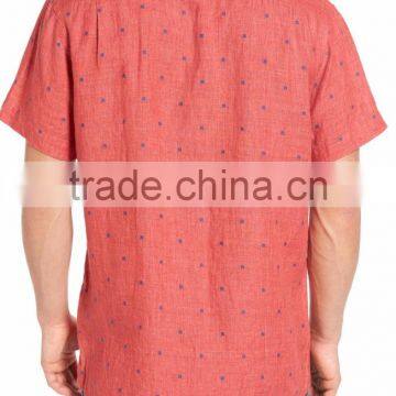 Lightweight Dobby-woven Men's Vintage Inspired Model Shirt photo-2