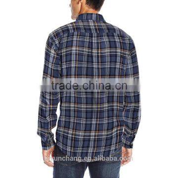 Men's Fashion Style Flannel Shirts Wholesale From OEM Garments Factory photo-5