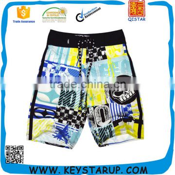 Men's Printed Board Shorts in 100%Polyester Fabric in Swimwear & Beachwear