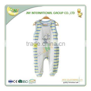 Organic Cotton Muslin Fabric Baby Rompers Wholesale photo-2