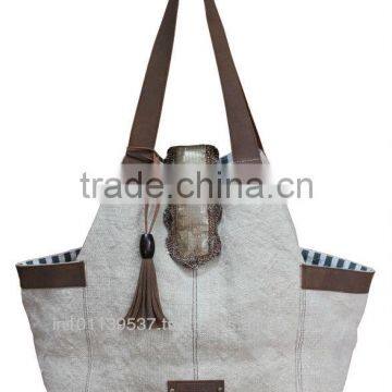 Jute Leather Tote photo-5
