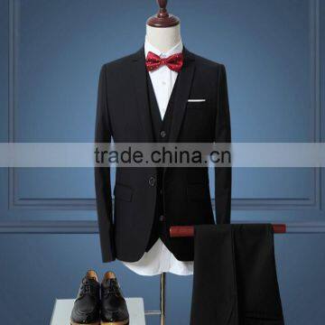 Hot Selling Classic FFt Slim Fit New Fashion 3 Pieces Formal Man Suit photo-3