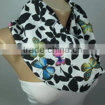 BUTTERFLY Print Scarf Shawl Animal Scarf Infinity Scarf Women Fashion Accessories Christmas Gift Ideas For Her photo-4