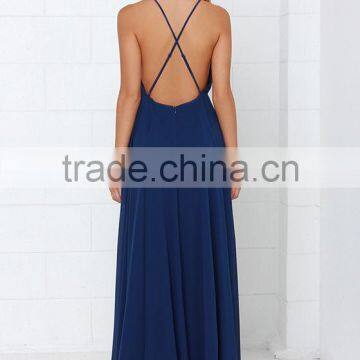 Mythical Kind of Love Navy Blue Maxi Dress photo-4