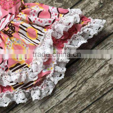 Summer Baby Girls Outfits Children Doughnut Cotton Dress Girls Lace Ruffle Boutique Dress Cute Dress Matching Accessories photo-4