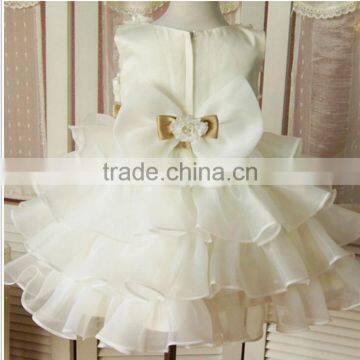 Girls Bridesmaid Dress Kids Princess Wedding Summer Party Dress photo-2