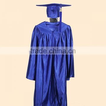 100% polyeater shiny Children's Graduation cap and Gown