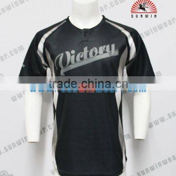 baseball buttons shirt baseball jersey wholesale