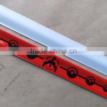Popular Colored Printed Reflective Slap Bracelet for Running photo-3