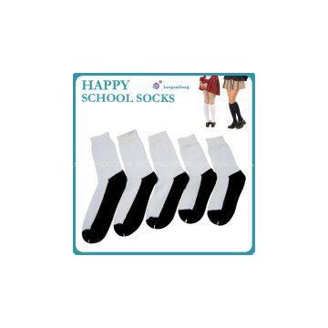 Wholesale Sport White/black School Socks/China Socks