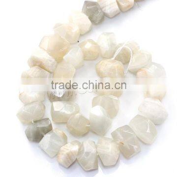 Latest design beads natural 12x12mm moonstone beads