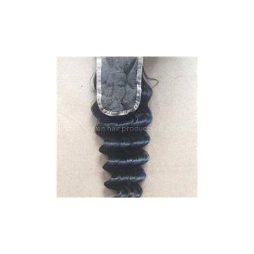 Human Hair Top Closure