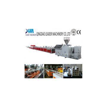 upvc window and door profile extrusion line