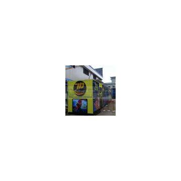 Stereo theater 7D cabin,removable 7D cinema,7D movie exporter