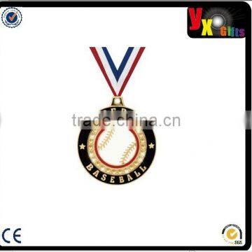 2" Baseball Bling Medal